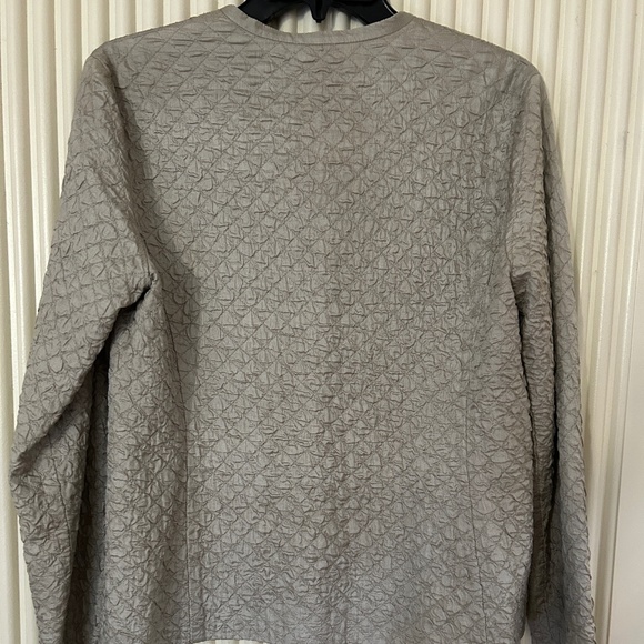 Eileen Fisher Silk Textured Jacket - Picture 3 of 7